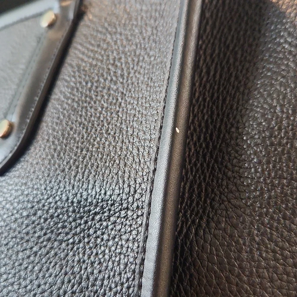 Kate Spade Ella Pebbled Black Leather Tote - Picture 8 of 9
